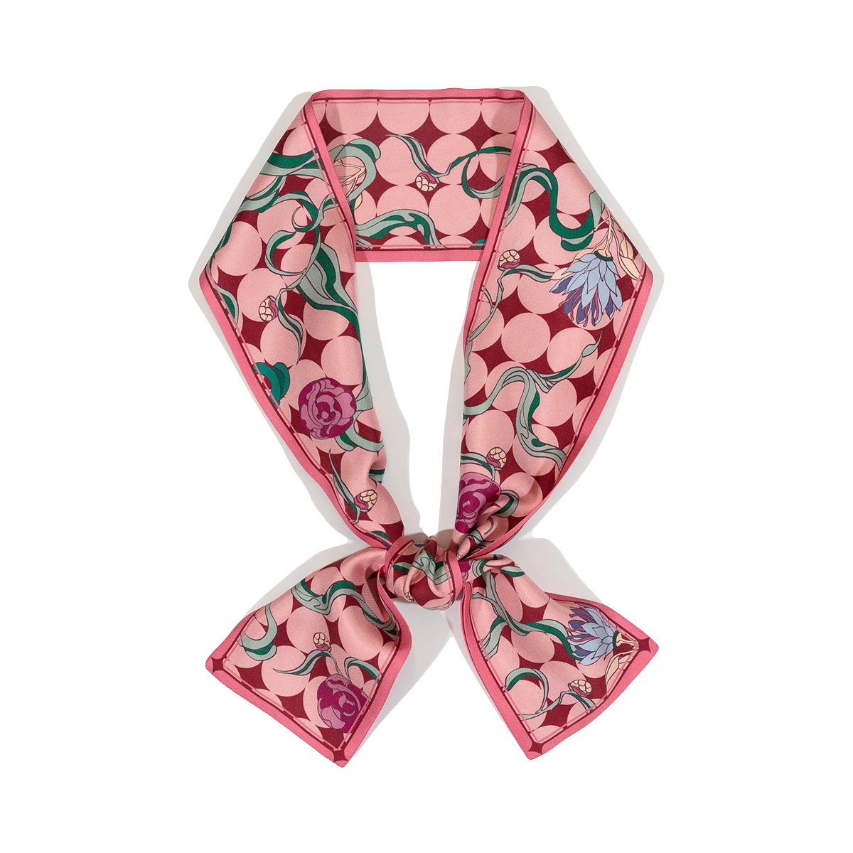 Dream Silk Twilly Scarf - Pink