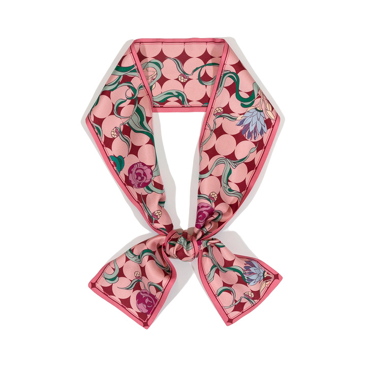 Dream Silk Twilly Scarf - Pink