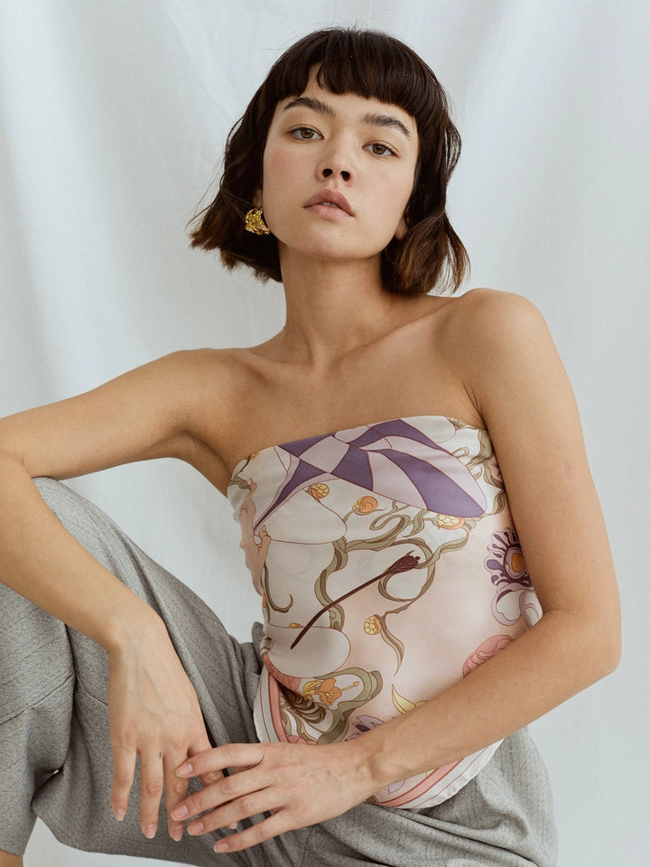 The Dreamer Bandana Silk Scarf