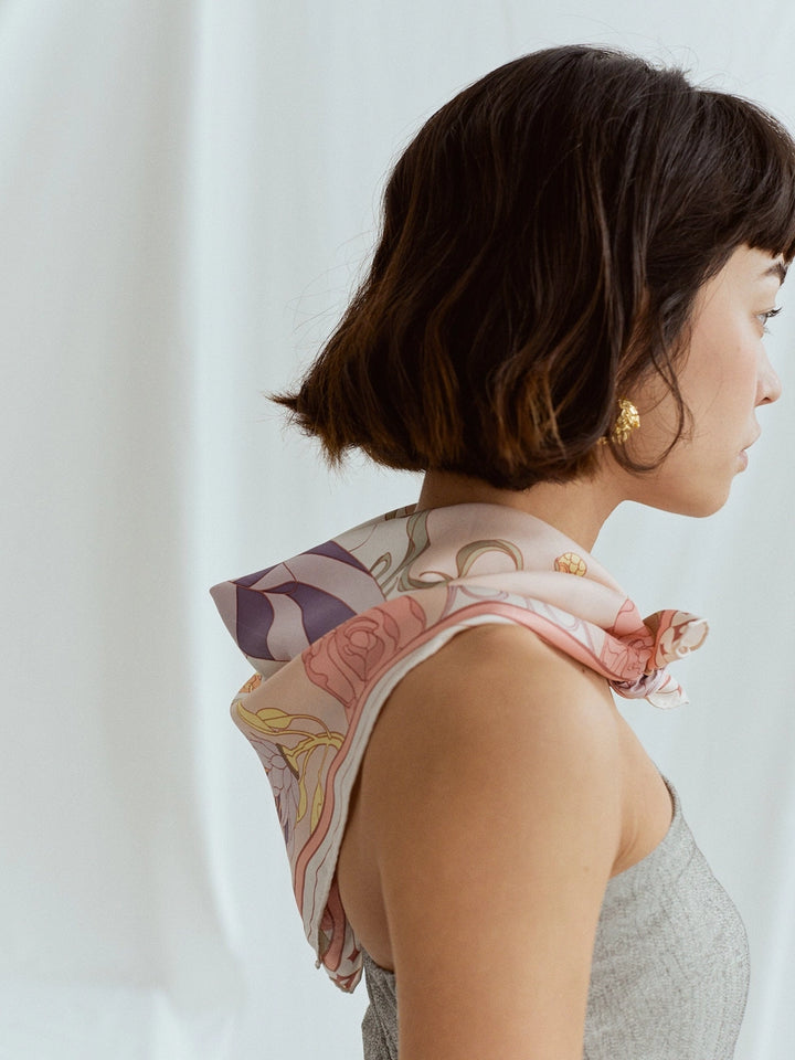The Dreamer Bandana Silk Scarf