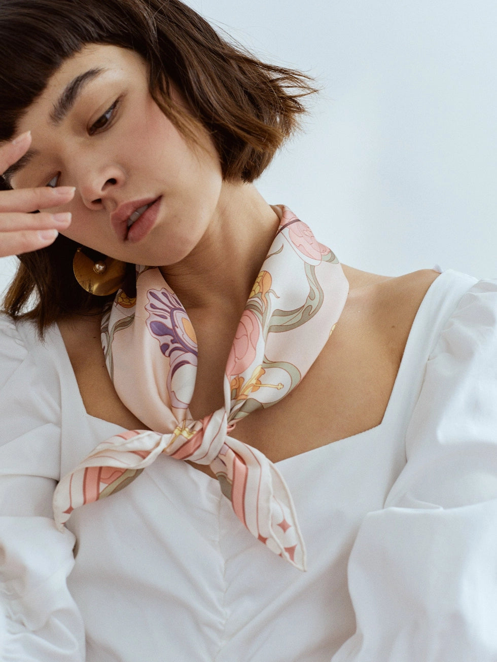 The Dreamer Bandana Silk Scarf