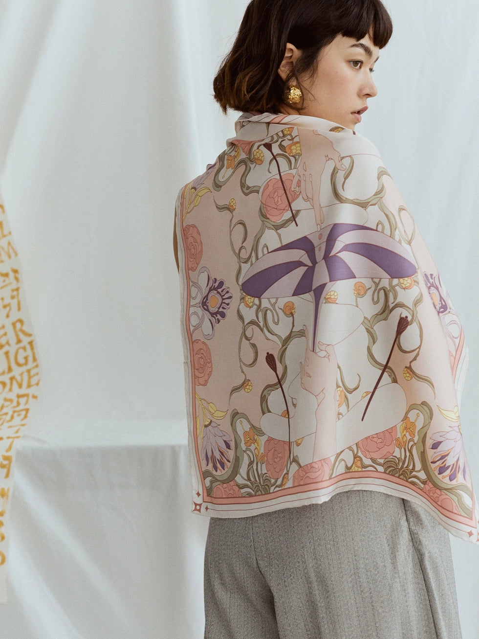 The Dreamer Bandana Silk Scarf