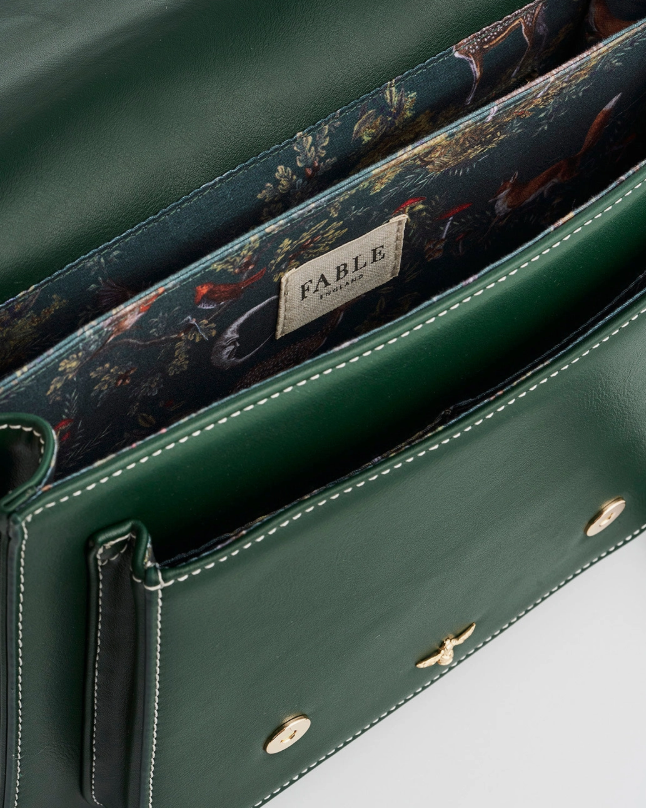 Fable Catherine Rowe Into The Woods Green Satchel