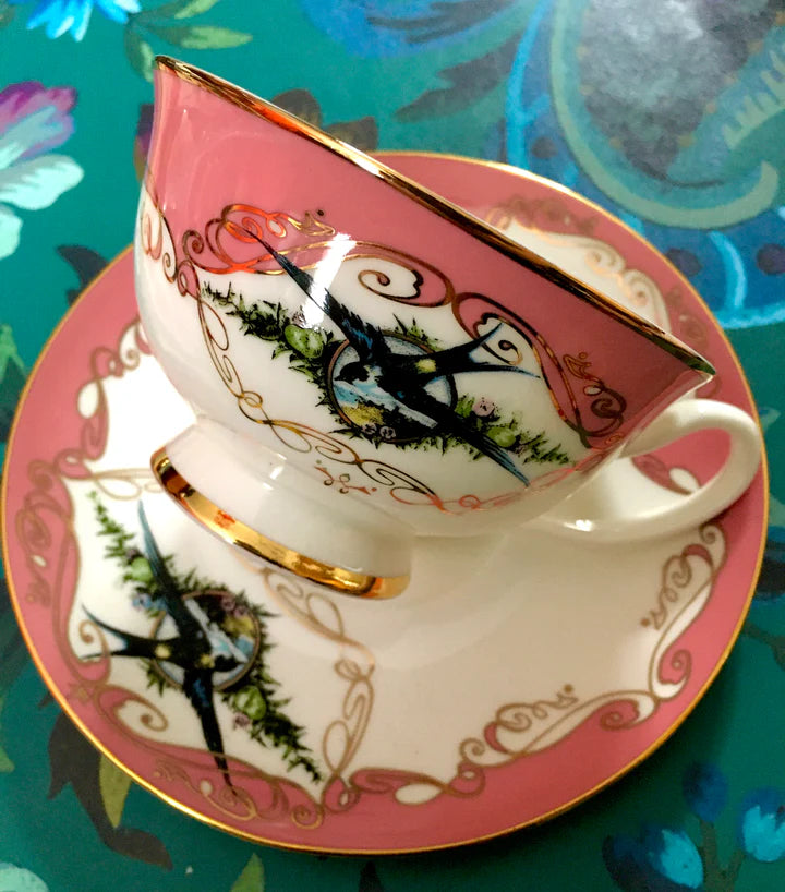 Miss Havisham's Kindly Fuck Off Teacup & Saucer