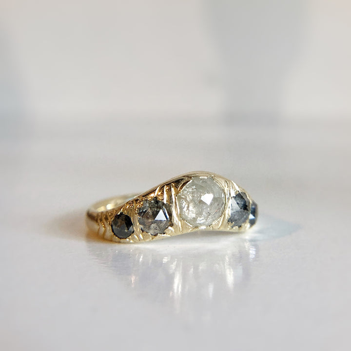 Ombre Galaxy Diamond Ring