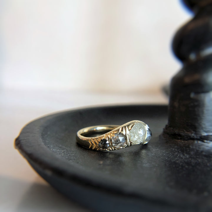 Ombre Galaxy Diamond Ring