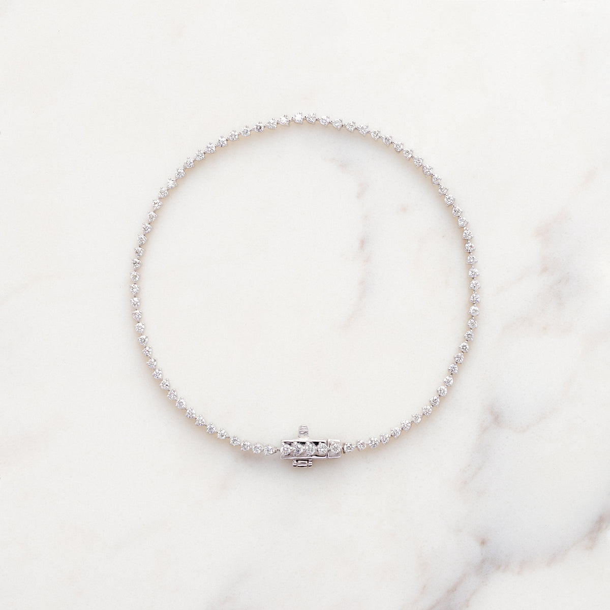 Petite Lab Grown Diamond Tennis Bracelet