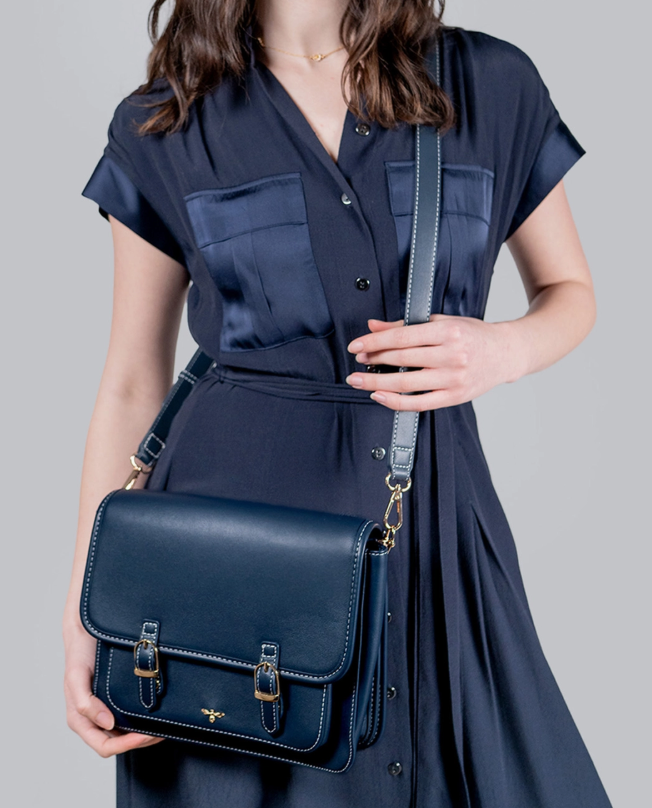 Fable Navy Satchel