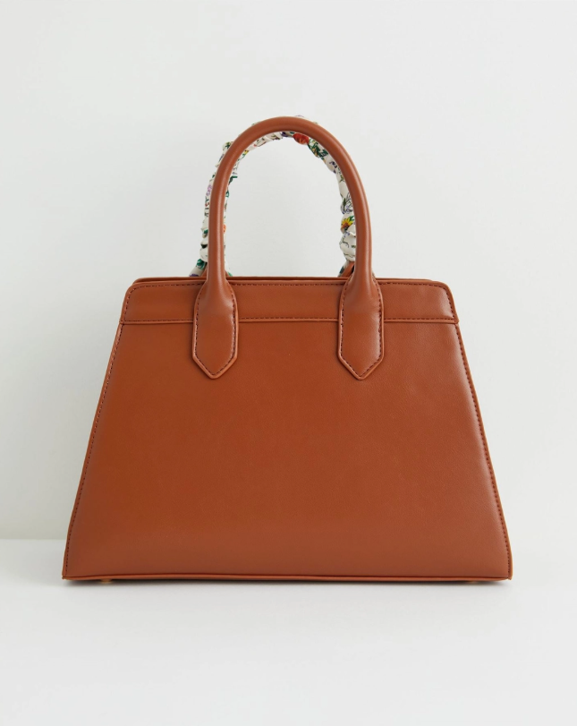 Fable Pumpkin Tan Tote
