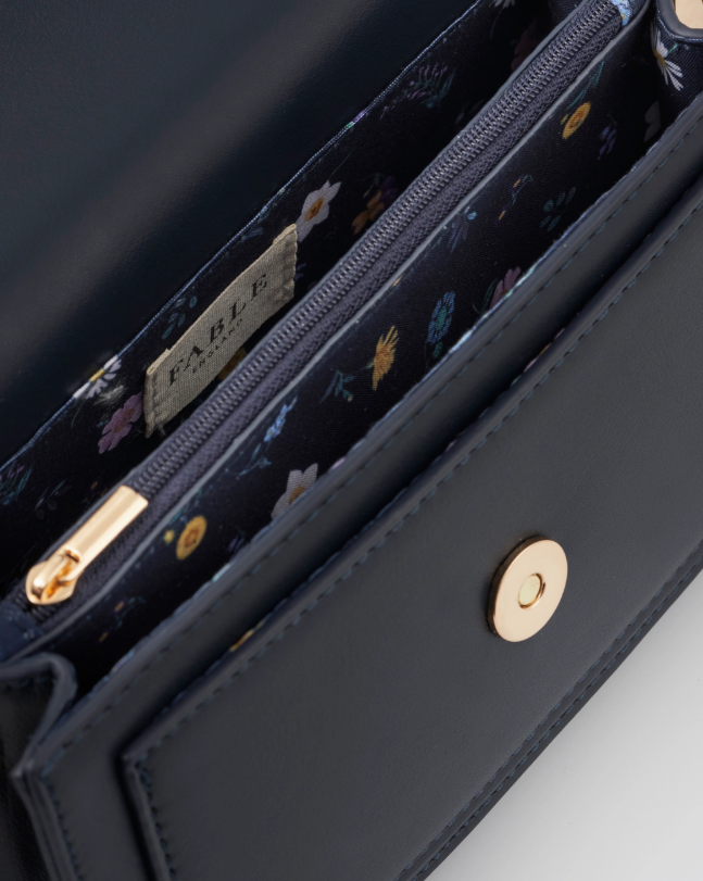 Fable Navy Shoulder Bag