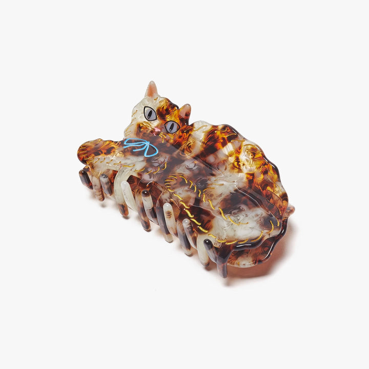 Calico Cat Hair Claw in Cream and Tortoise Shell