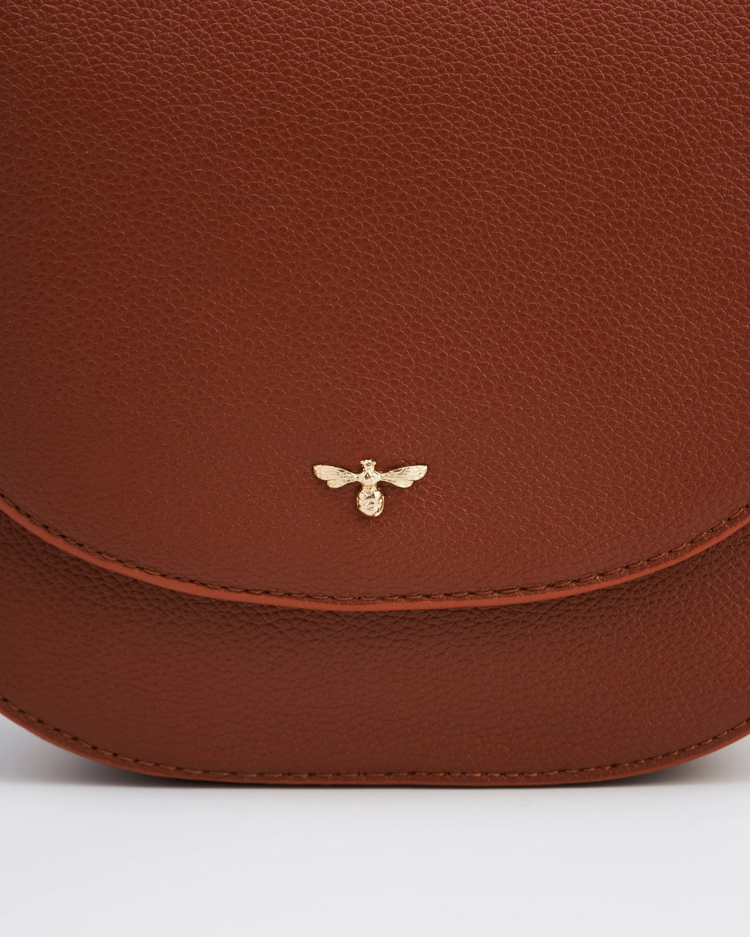 Tan Saddle Crossbody Bag