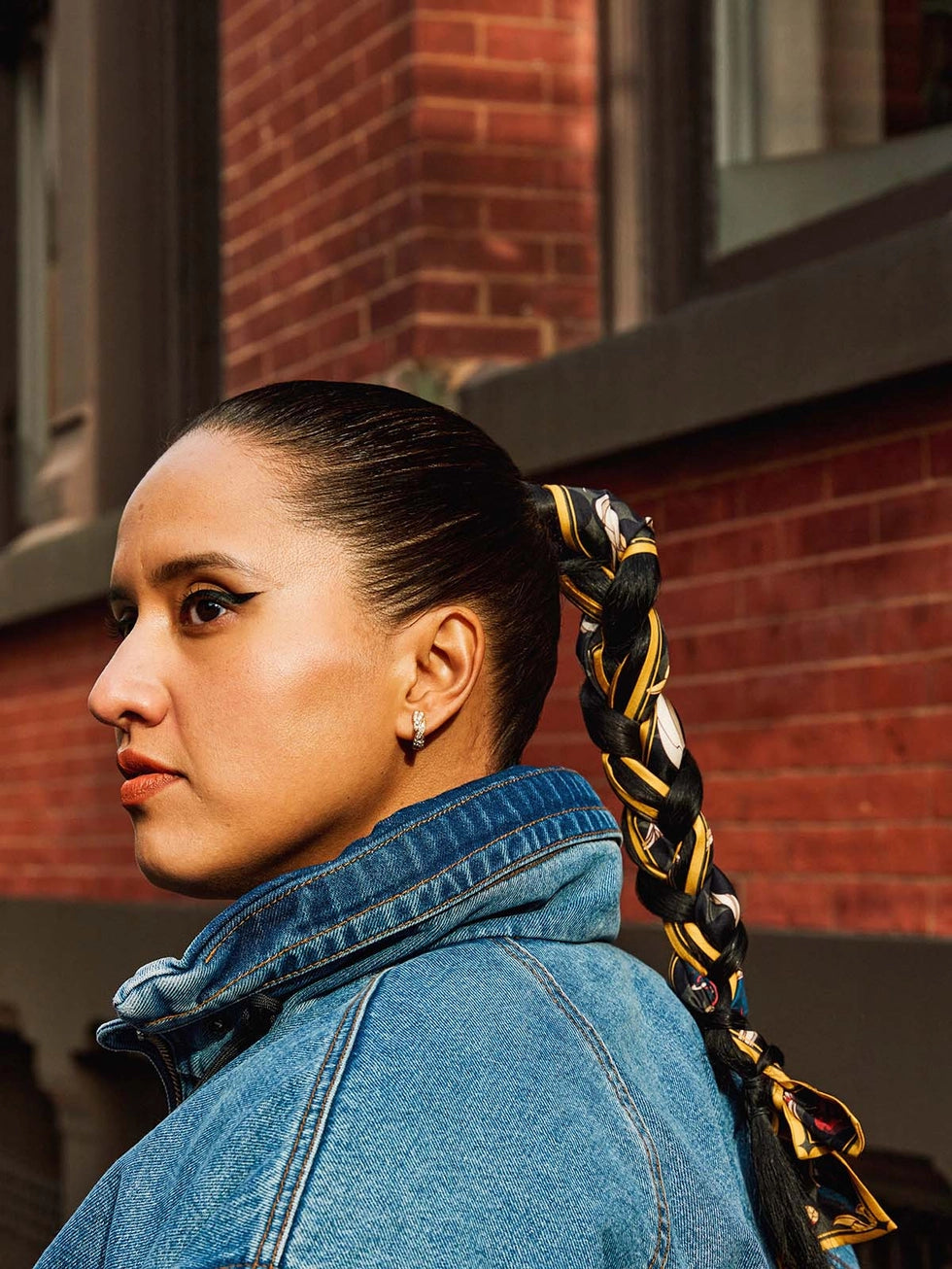 Dream Silk Twilly Scarf - Black