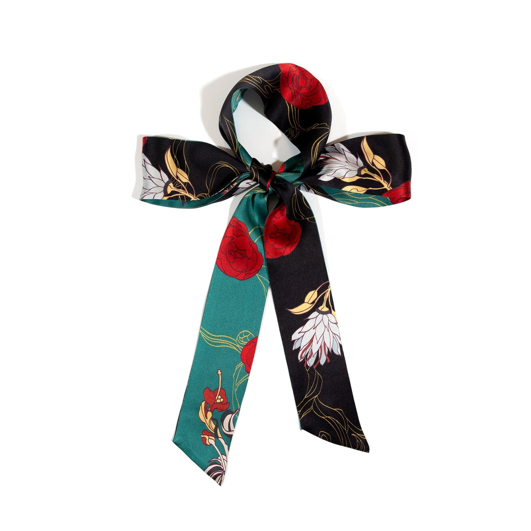 Dream Hunter Silk Skinny Scarf