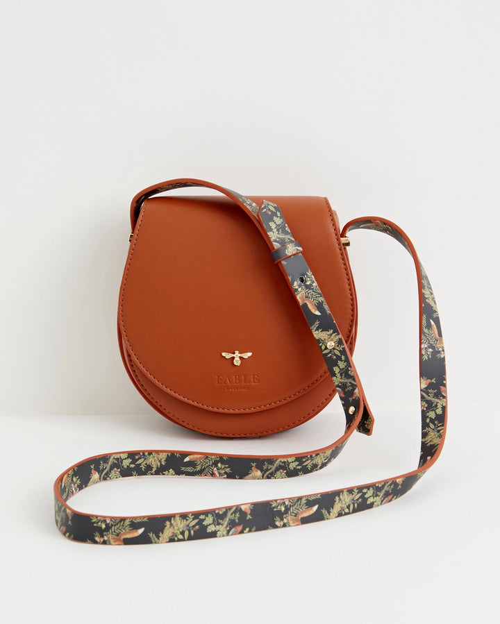 Fable A Night's Tale Saddle Purse Tan
