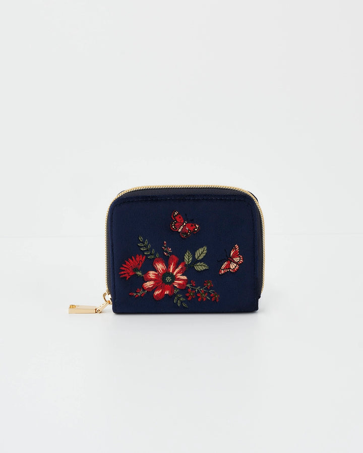 Fable Floral Navy Purse