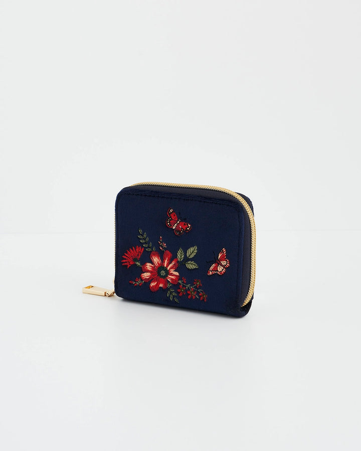 Fable Floral Navy Purse
