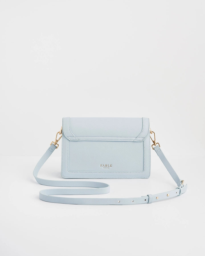 Fable Bird Embroidered Foldover Bag