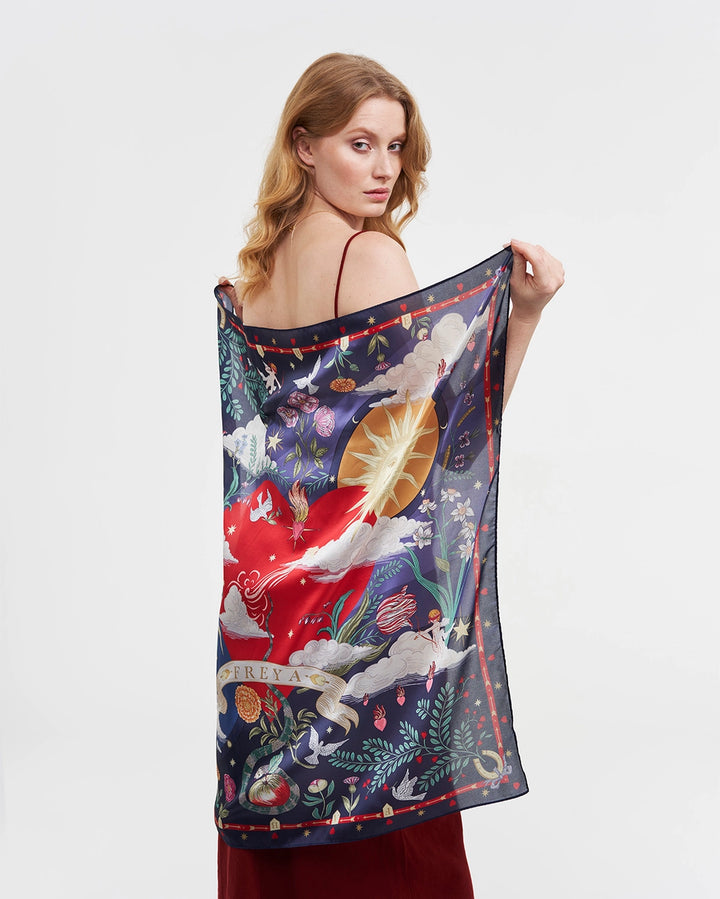 Fable Freya Narrative Square Scarf