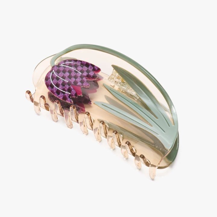 Fritillaria Large Acetate Claw Clip