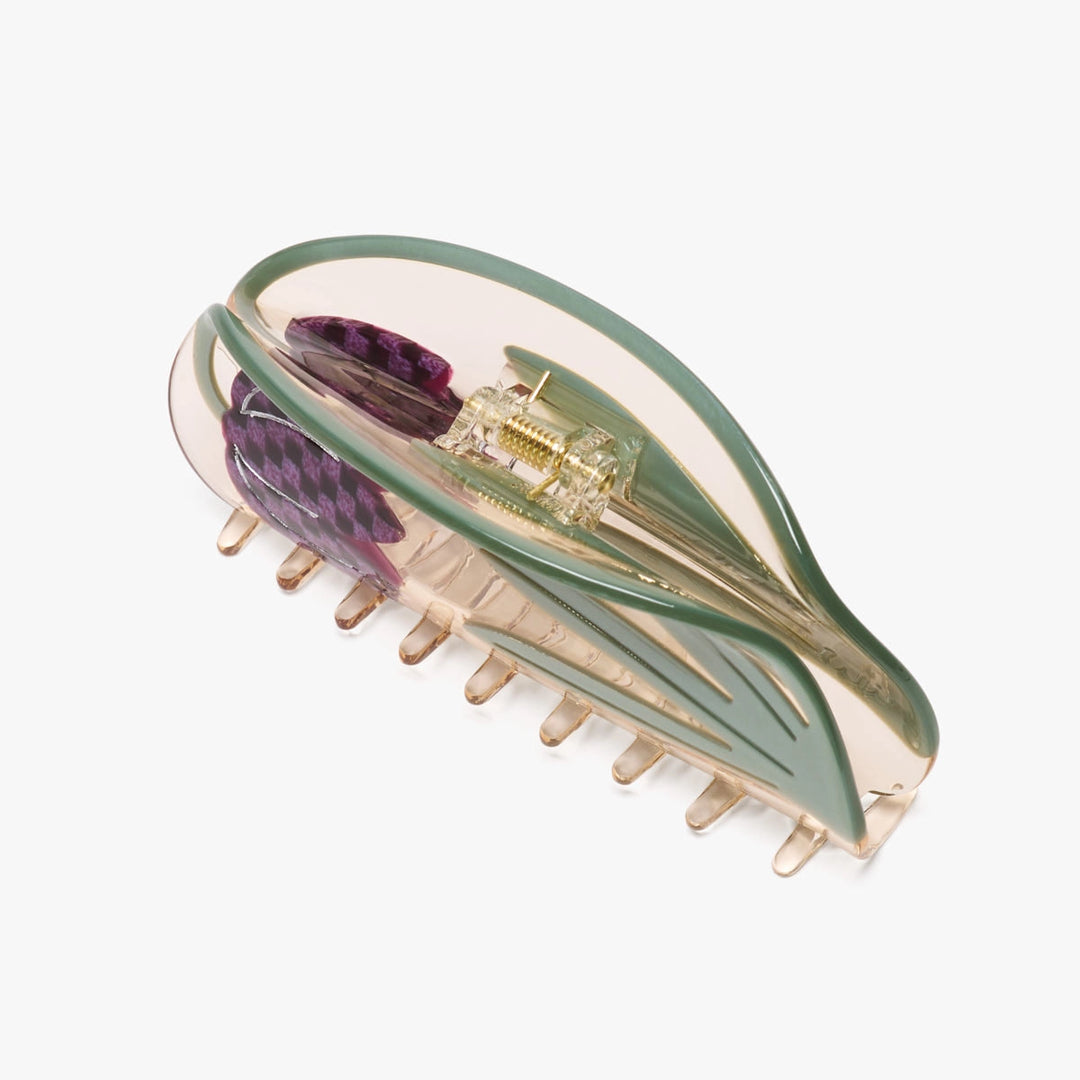 Fritillaria Large Acetate Claw Clip