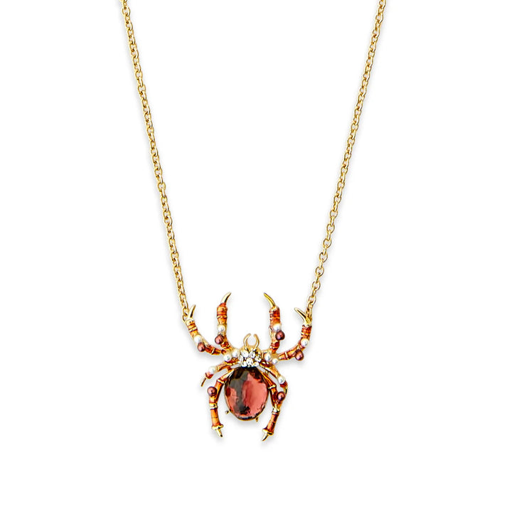 The Bejewelled Spider Pendant