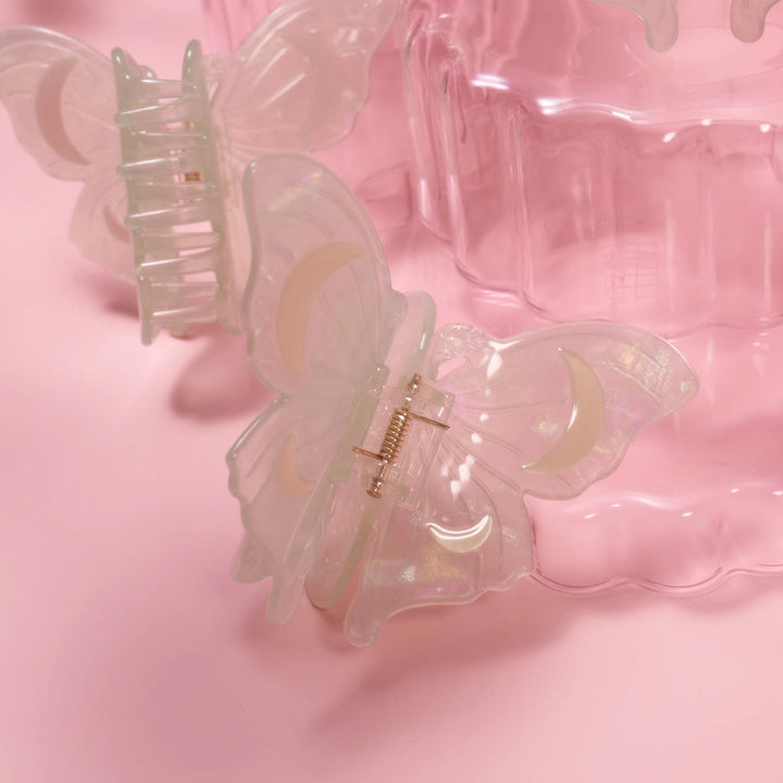 Luna Moth Acetate Hair Claw