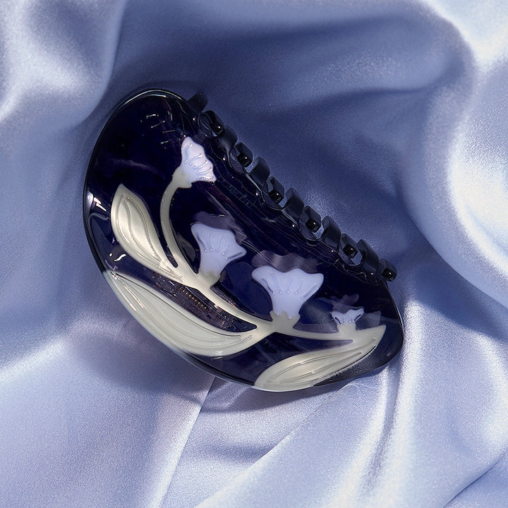 Moonflower Vine Acetate Claw Clip