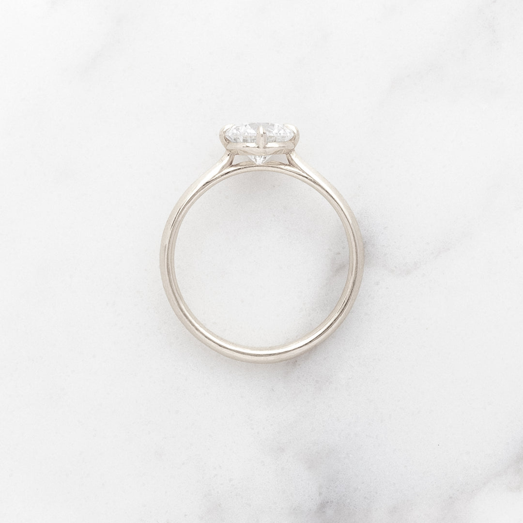 Round Lab Grown Diamond Myrtle Solitaire