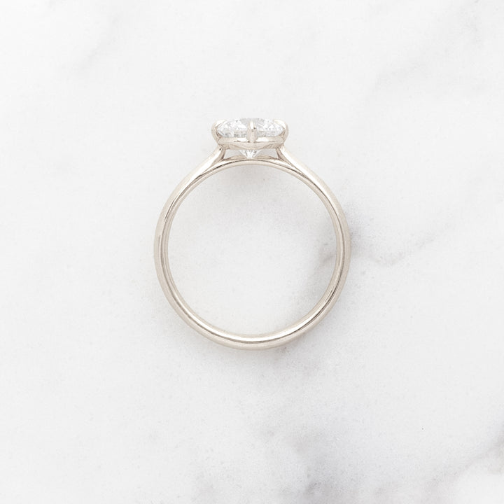 Round Lab Grown Diamond Myrtle Solitaire