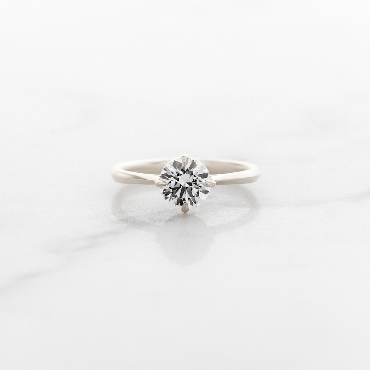 1.32ct Round Lab Grown Diamond Myrtle Solitaire
