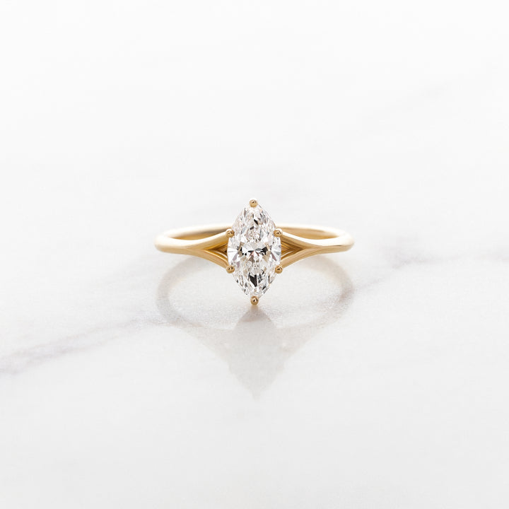 Orchid Marquise Solitaire