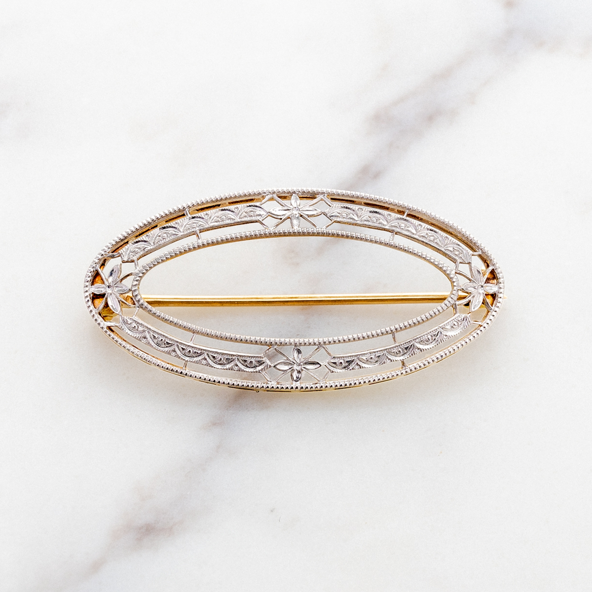 Filigree Oval Pin