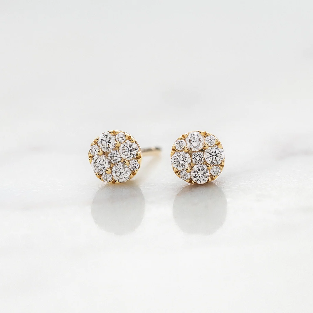 Petite Bouquet Heirloom Diamond Earrings