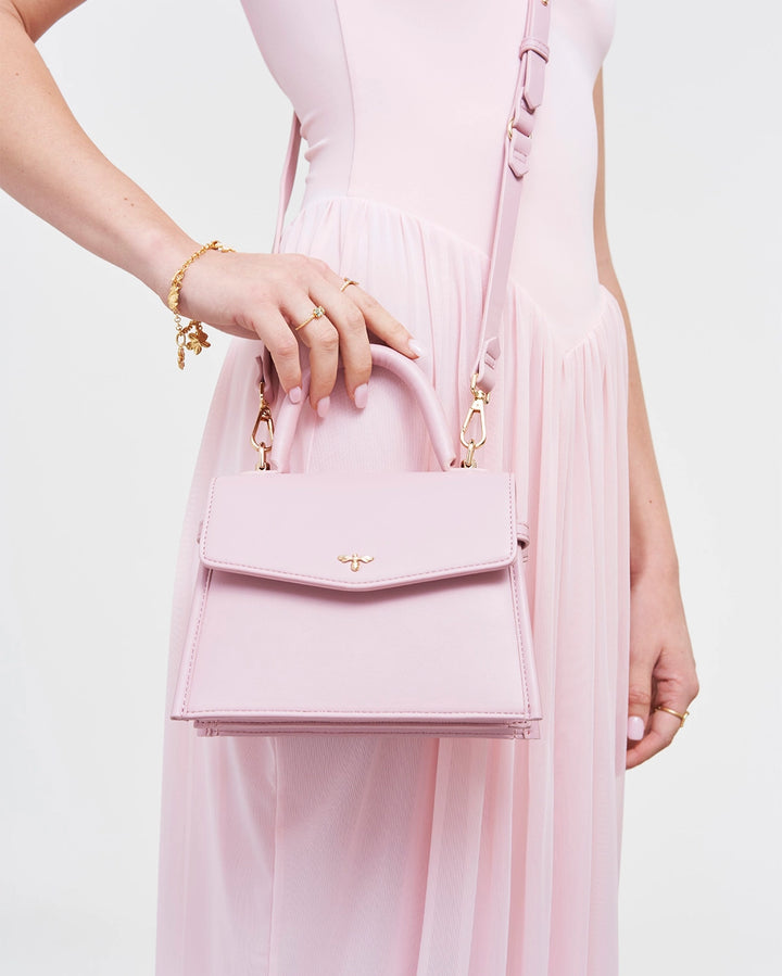 Fable Pink Small Structured Tote