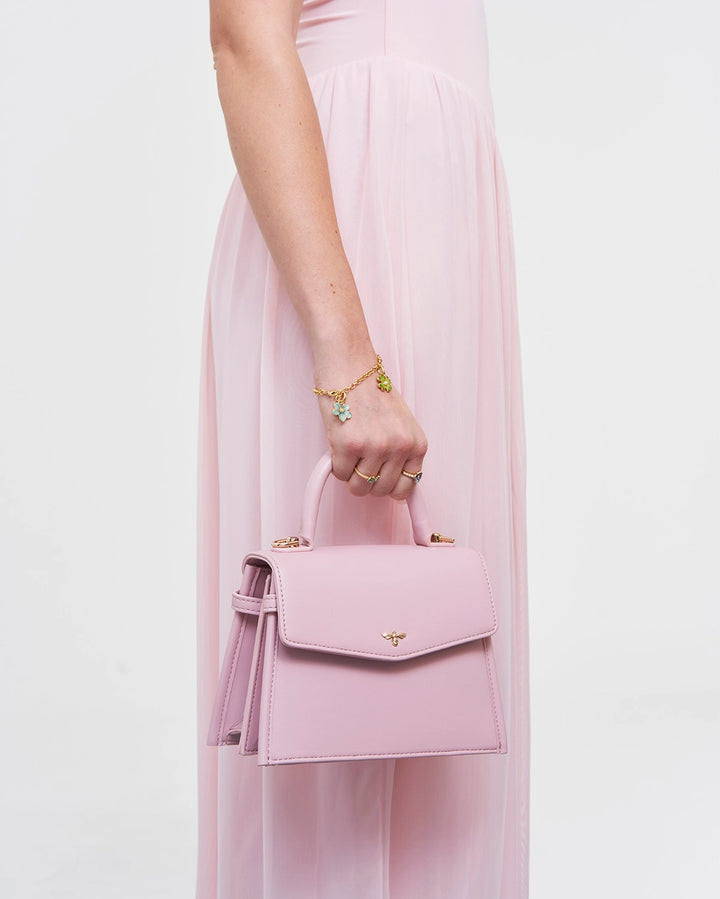 Fable Pink Small Structured Tote
