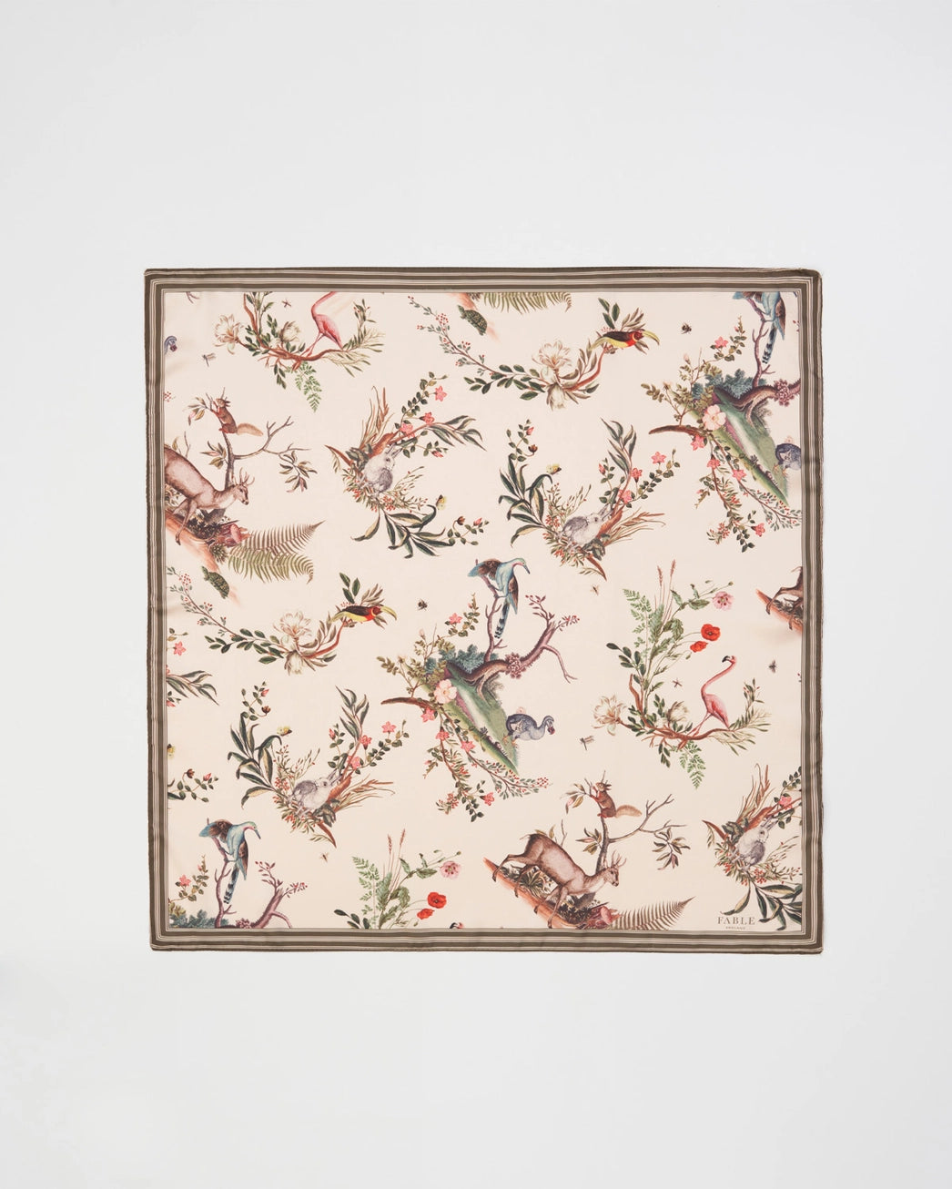 Fable Toile De Jouy Square Scarf