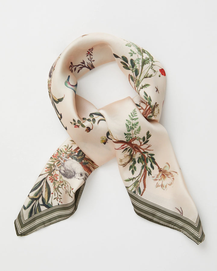 Fable Toile De Jouy Square Scarf