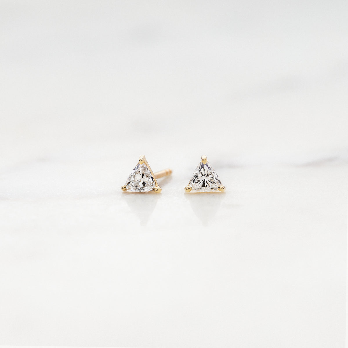Triangle Diamond Studs