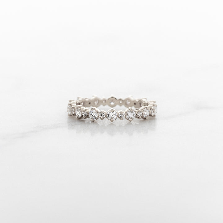 Violet Diamond Eternity Band