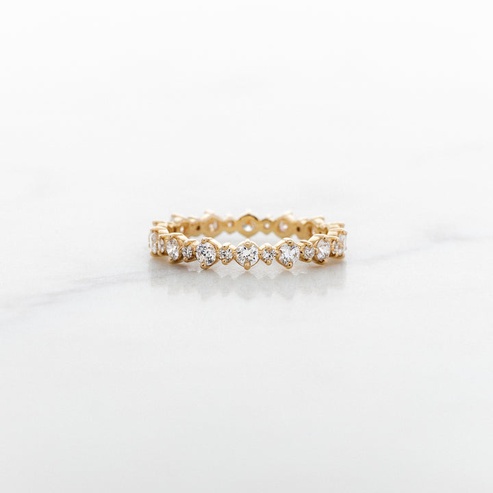 Violet Diamond Eternity Band