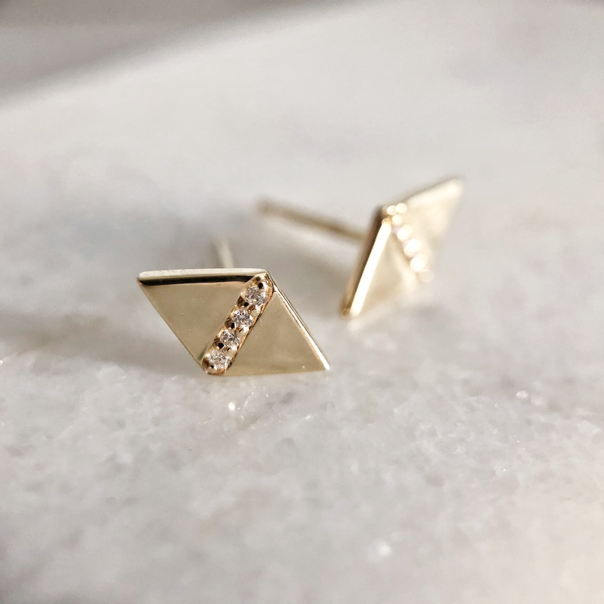 Diamond Kite Studs