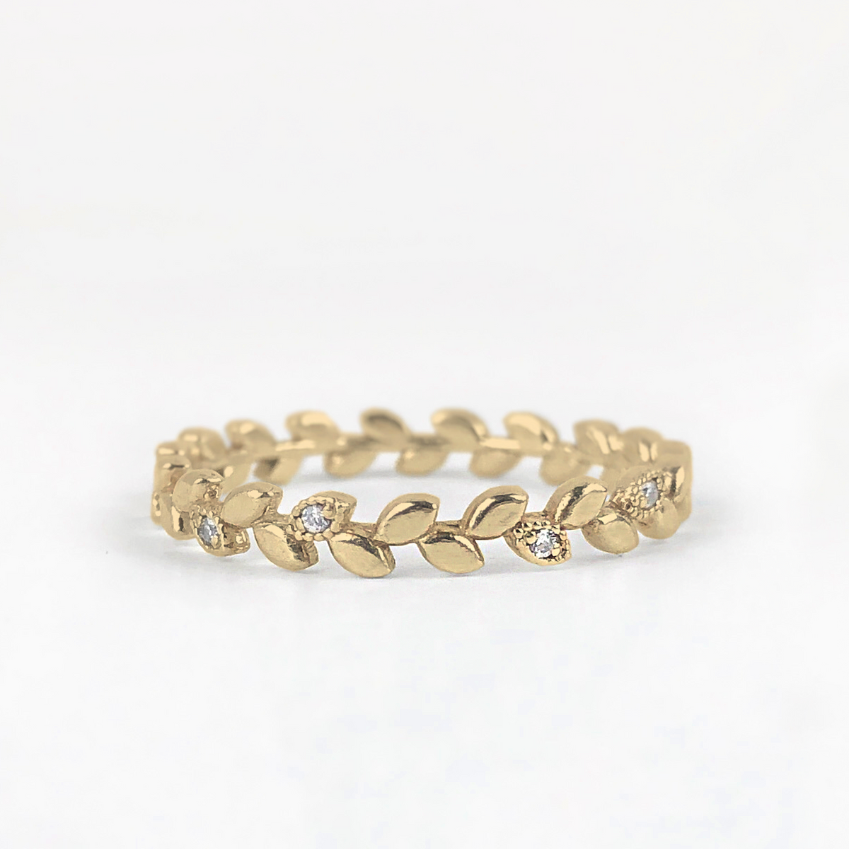 Laurel Diamond Eternity Band